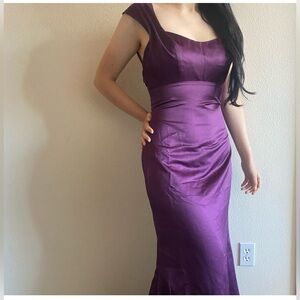 Plum/Eggplant/Purple Da Vinci Dress